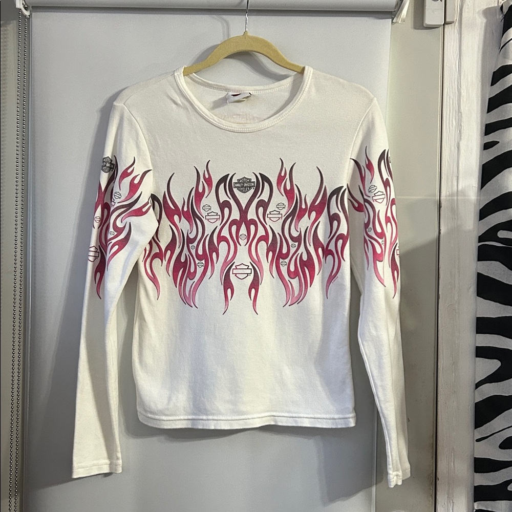 Harley-Davidson White Cotton Shirt